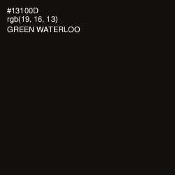 #13100D - Green Waterloo Color Image